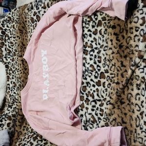 Gently used playboy sweater cropped